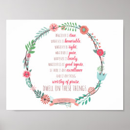 Filippinerna 4:8 poster