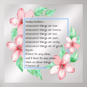 Filippinerna 4:8 poster