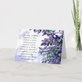 Filippinerna 4:8 Spelar ingen roll är True Bible V Kort