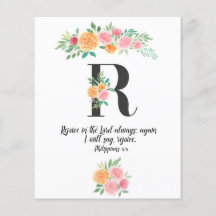 Filippinerna 4, Brev R, vattenfärgstrumpekarf