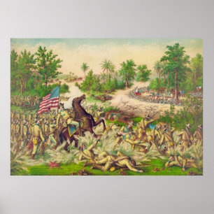 Filippinerna, amerikanska Krig-slaget i Quingua 18 Poster