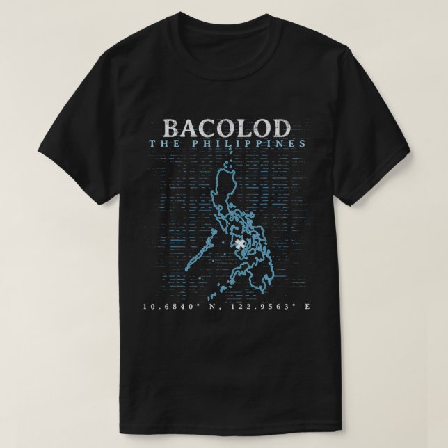 Filippinerna Bacolod T Shirt (Design framsida)