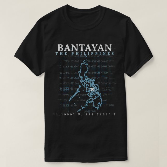 Filippinerna Bantayan T Shirt (Design framsida)