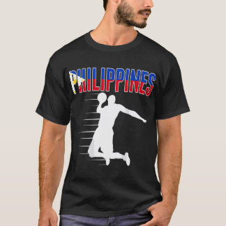Filippinerna Basketball Fläkt Jersey Philippine T Shirt