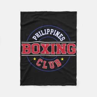 Filippinerna Boxing Klubb Gym Boxer Filipino Pinoy Fleecefilt