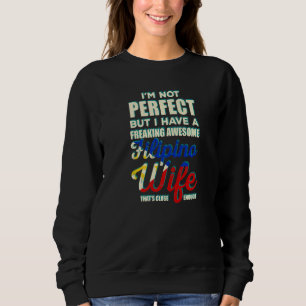 Filippinerna Filipina Crazy Filipino Wife Flagga P T Shirt