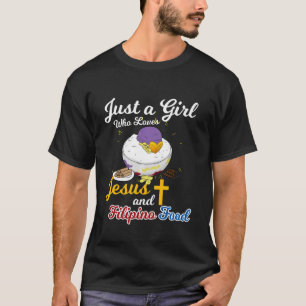 Filippinerna Filipina Girl Kärlek Jesus Filipino F T Shirt