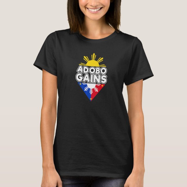 Filippinerna Filipino Adobo Dish Chicken Gris Nati T Shirt (Framsida)