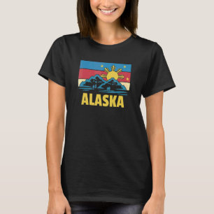 Filippinerna Filipino Alaska Ice Flag Mountain Ala T Shirt