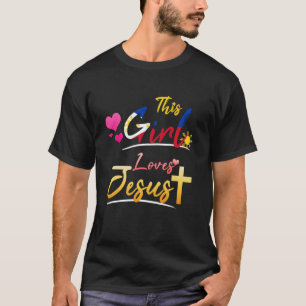 Filippinerna Filipino Filipina Catholique Girl Kär T Shirt