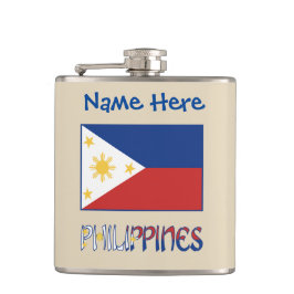 Filippinerna Filipino Flagga Blue Personalization Fickplunta