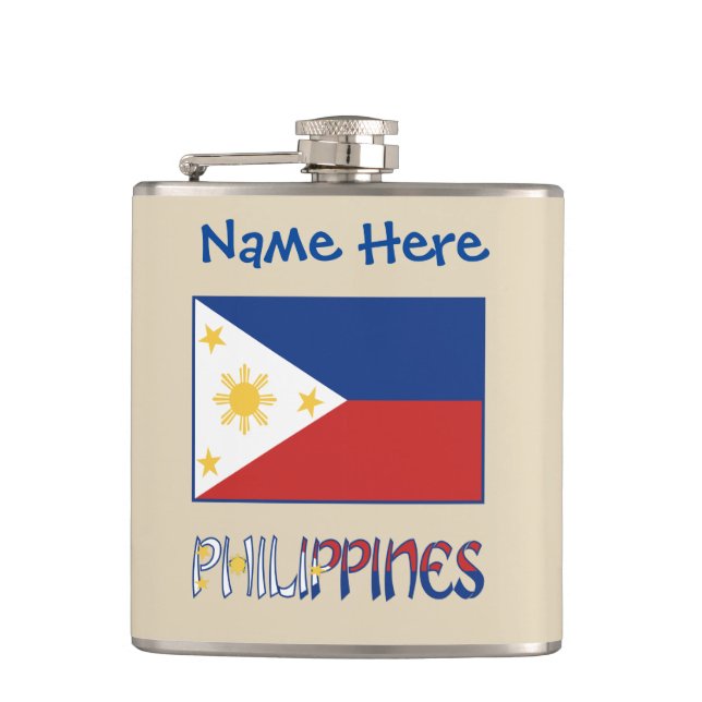 Filippinerna Filipino Flagga Blue Personalization Fickplunta (Framsidan)