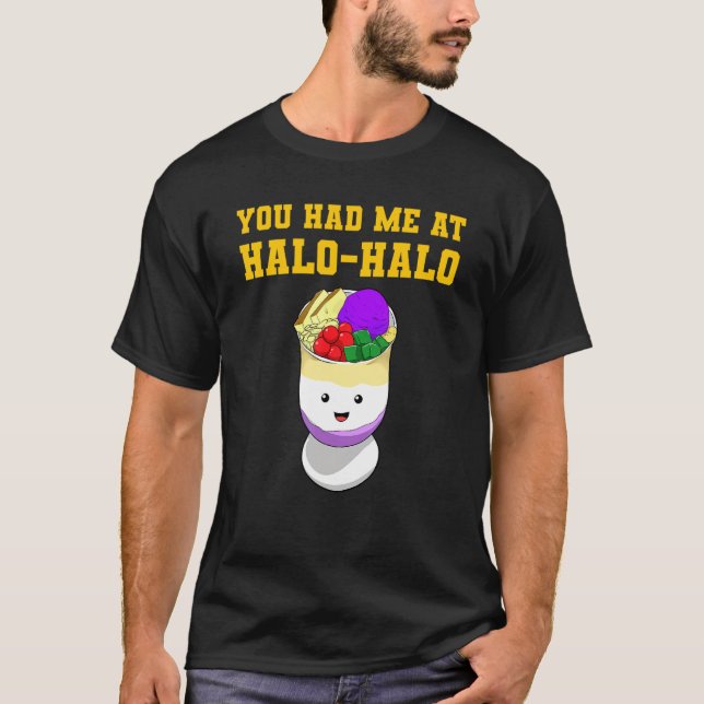 Filippinerna Filipino Halo Sweet Dessert Candy Ice T Shirt (Framsida)