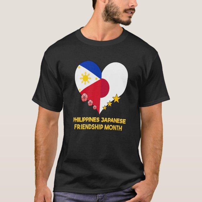 Filippinerna Filipino Japan Japan Japino Proud M T Shirt (Framsida)