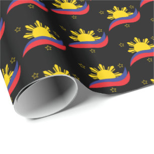 Filippinerna Filipino Pinoy Flagga Presentpapper