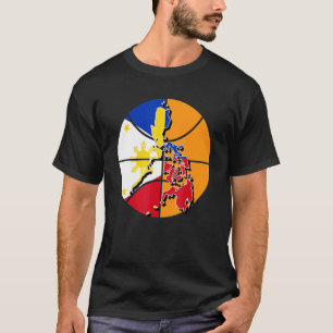 Filippinerna Filipino Sport Basketball Basket Boll T Shirt