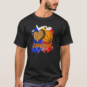 Filippinerna Filipino Sport Basketball Basket Boll T Shirt