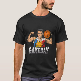 Filippinerna Filipino Sport Basketball Basket Boll T Shirt