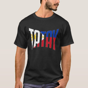 Filippinerna filippinsk Lolo far flagga pappa bäst T Shirt