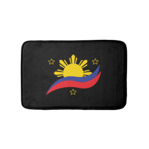 Filippinerna Filippinsk Pinoy Flagga Badrumsmatta