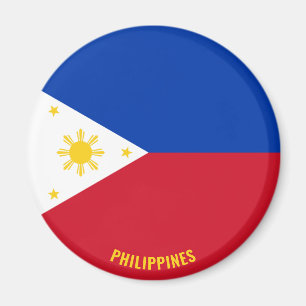 Filippinerna Flagga Charming Patriotic Magnet