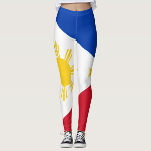 Filippinerna Flagga Filipino Flagga Leggings