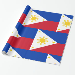 Filippinerna Flagga Filipino Flagga Presentpapper