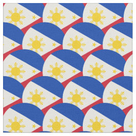 Filippinerna Flagga & Filippinerna Fabric mode Tyg