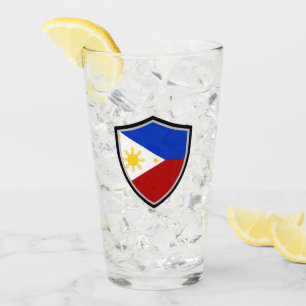 Filippinerna flagga glaskopp