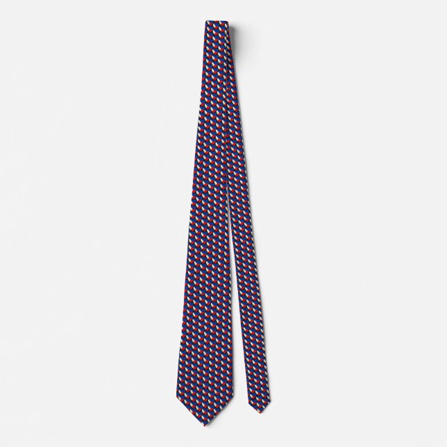 Filippinerna Flagga Hearts Tie Slips (Framsida)