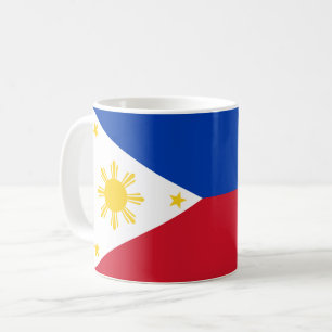 Filippinerna flagga kaffemugg