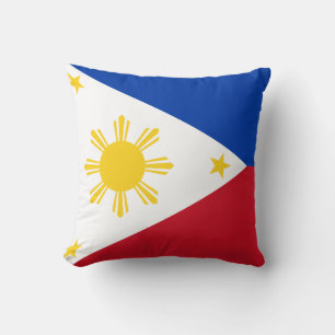 Filippinerna Flagga Kudde