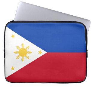 Filippinerna flagga laptop fodral