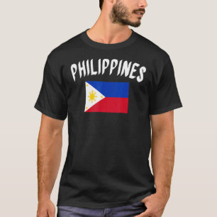 Filippinerna Flagga Pinoy Filipino Sol Flagga T Shirt