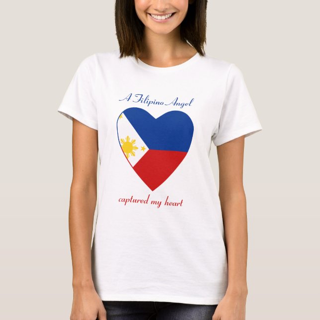 Filippinerna Flagga Sötnos T-Shirt (Framsida)