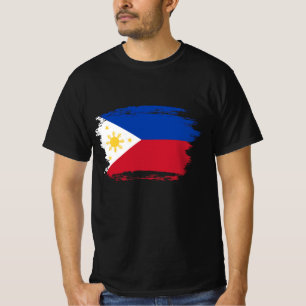 Filippinerna flagga t shirt
