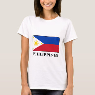 Filippinerna Flagga T Shirt