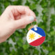 Filippinerna FlaggaGibney MUSEUM Zazzle Nyckelring (Hand)