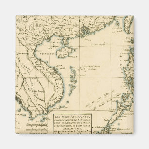 Filippinerna Formosa   södra china Magnet
