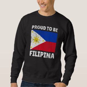 Filippinerna har förklarat sig vara Filipino Filip Lång Ärmad Tröja