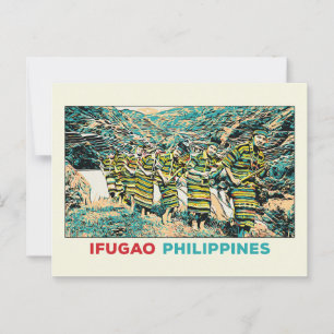 Filippinerna, Ifugao People Cordillera Central Vykort