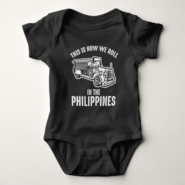 Filippinerna Jeepney - Filipino Roligt T Shirt (Framsida)