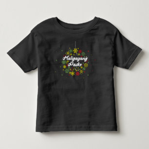 Filippinerna jul Maligayang Pasko småbarns t-shirt