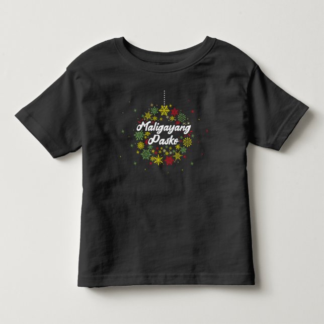 Filippinerna jul Maligayang Pasko småbarns t-shirt (Framsida)