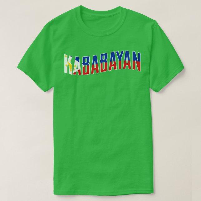 Filippinerna Kababayan T Shirt (Design framsida)