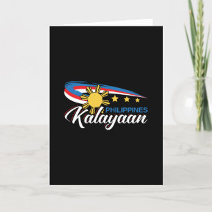Filippinerna Kalayaan Independence Helgdag Kort