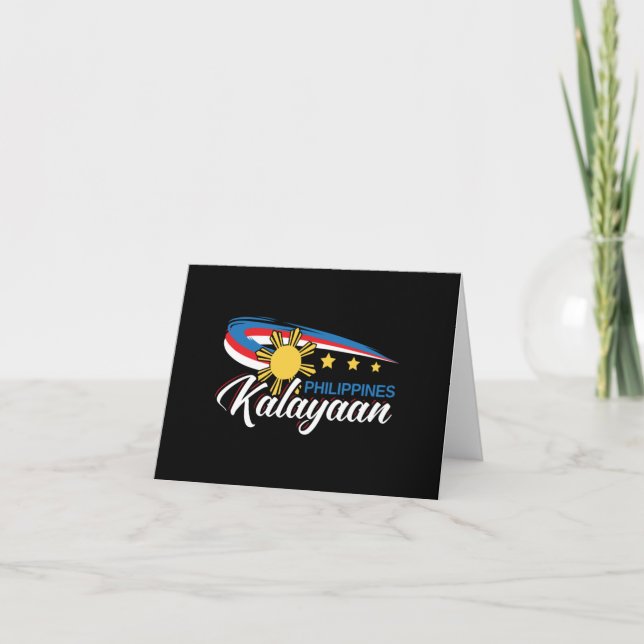 Filippinerna Kalayaan Independence Helgdag Kort (Framsida)