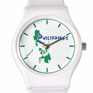 Filippinerna Karta Armbandsur
