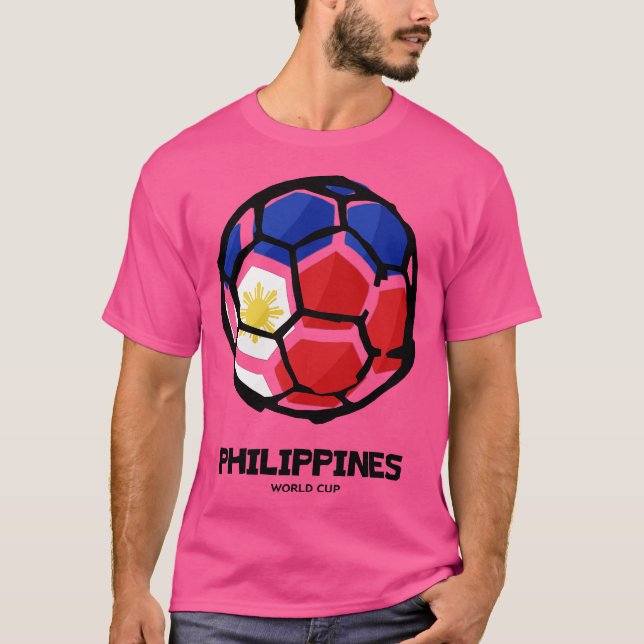 Filippinerna Landsflagga T Shirt (Framsida)