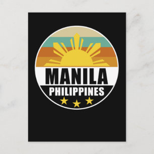 Filippinerna Manila Proud Filipino Kärlek Pinoy Vykort